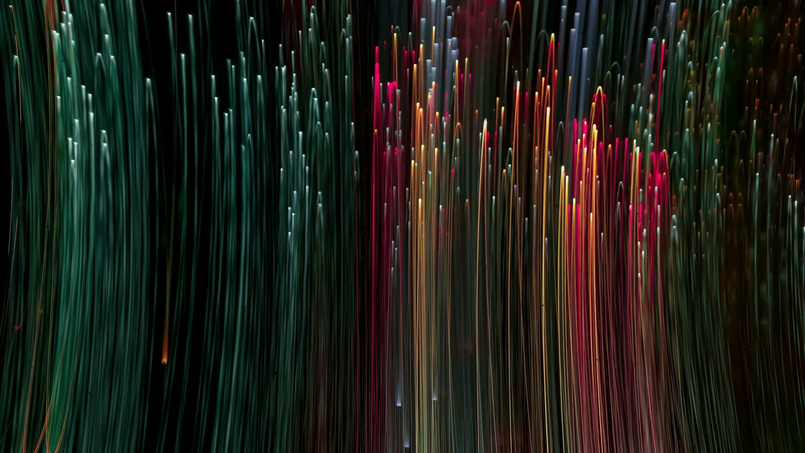 Abstract dark visualisation representing artificial intelligence